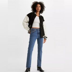 NWOT Levi’s 501 Button-Fly Distress Denim